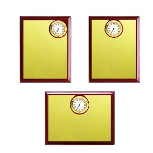 Wooden Plaques with Clock 1231