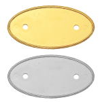 PVC Injected Oval Name Badges