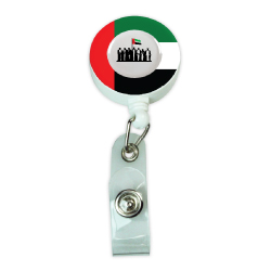 UAE Flag Design Reel Badges