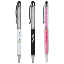 Crystal Pens with Stylus PN19