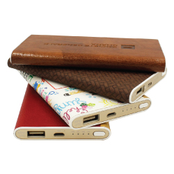 Leather Cover Powerbank JU-PB-6000