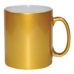 Sublimation Mugs in Gold Color