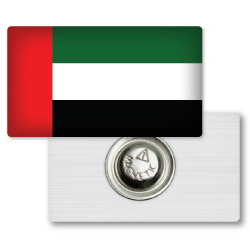 UAE National Day Badges Rectangle