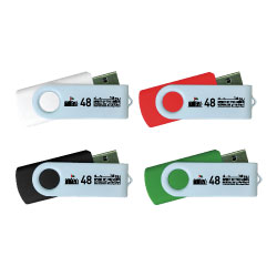 National Day Swivel USB Flash Drives