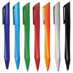 Promotional Plastic Pens Twisted Design