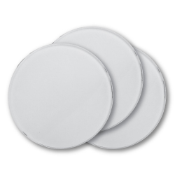 Round Glass Tea Coasters