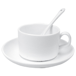 Tea Cup with Spoon and Saucer 180