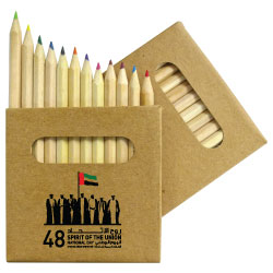 National Day Logo Color Pencils Pack