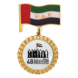 UAE National Day Logo and Flag Medals