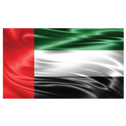 UAE Flag Satin Material UAE-F-B