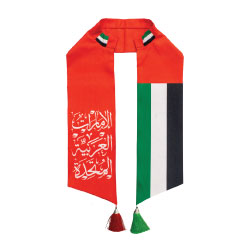 UAE Flag Satin Scarf SC-08