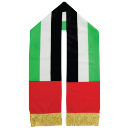 UAE Flag Wrap Knitted Scarf SC-06