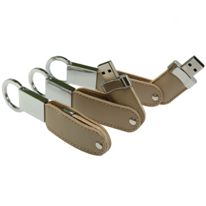 Leather Keychain USB Flash Drives 24