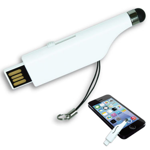 Plastic Stylus USB Flash Drive