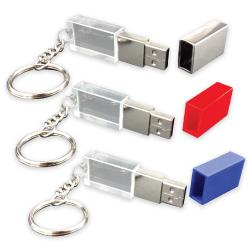 Promotional Rectangular Crystal USB Flash