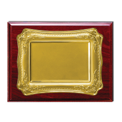 Wooden Plaques Gold Laserable Plate 1240