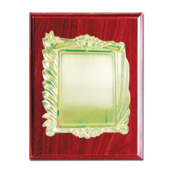 Wooden Plaques Gold Laserable Plate 1244