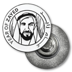 Year of Zayed Metal Badges